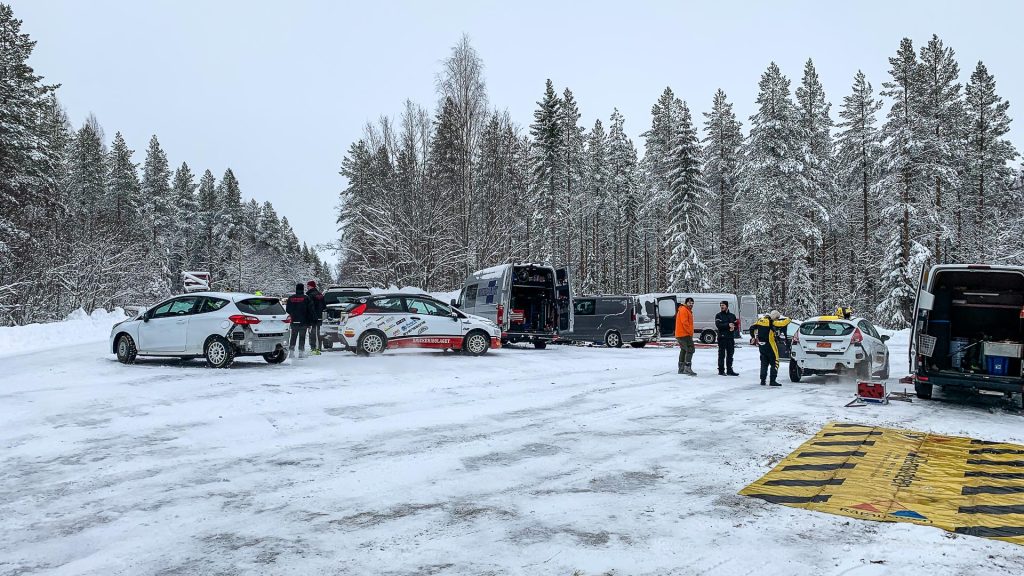 Hägg Motorsport tränar/testar i Rissna ca 5 mil S/O om Östersund, inför vintersäsongen.